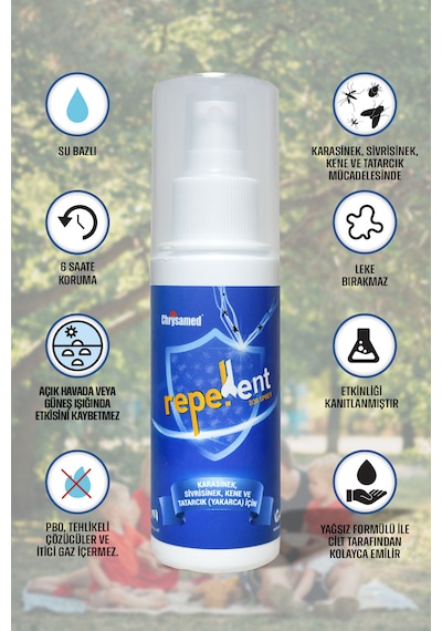Repellentt D30 Sprey Sivrisinek Karasinek Tatarcık Kene Kovucu Koruyucu Sprey 200 Ml Çocuk Yetişkin