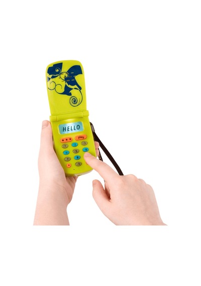 B.toys Hellophone Ses Kayıtlı, Müzikli Telefon - Yeşil
