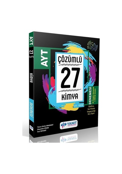 AYT Kimya Çözümlü 27 Deneme -  Yanıt Yayınları