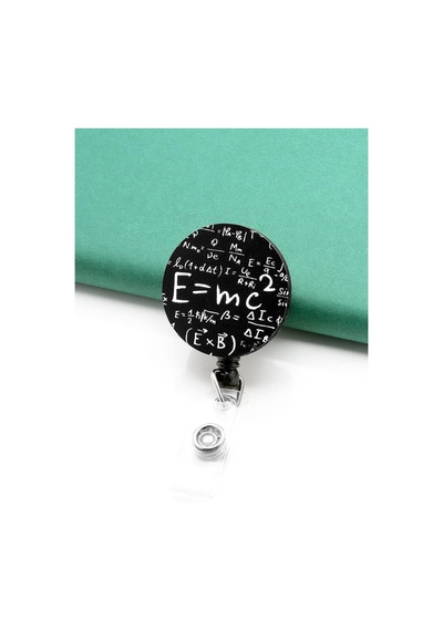 Apptaki Albert Einstein Fizik Formülü Emc2 Yoyo Yaka Kartığı Yoyo Kartlık - Yoy0037