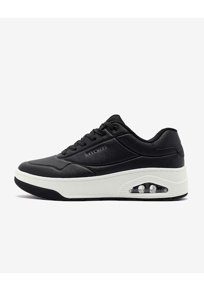 Skechers Uno Court Erkek Siyah Sneakers 183145 Blk Siyah