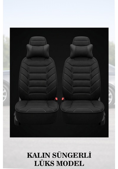 Hyundai Elantra 1991 Uyumlu Premium Lüks Siyah Renk 2 Adet Minder Ve Yastık