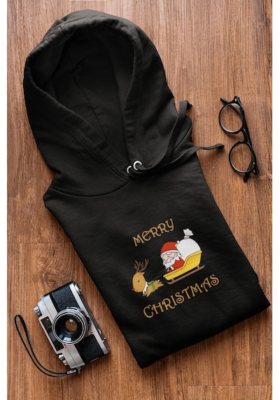 Geyik Noel Baba Yeni Yıl Sweatshirt 001