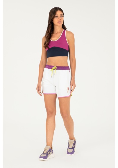 U.s. Polo Assn. Kadın Beyaz Şort Örme 50283477-vr013 Beyaz