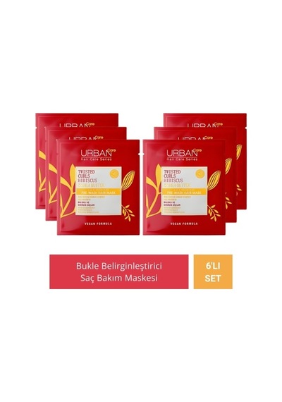 Urban Care Twisted Curls Hibiscus Shea Butter Saç Bakım Maskesi PKT.URBANCARE.053