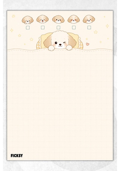 A5 Bloknot Kareli Defter - 50 Yaprak - Memopad - Notepad - Not Defteri - Not Kağıdı - 3695 Çok Renkli