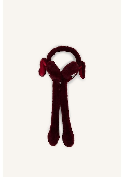 Defacto Erkek Çocuk 3d Pelüş Kulaklık F4358a826wnbr230 Bordo-br230