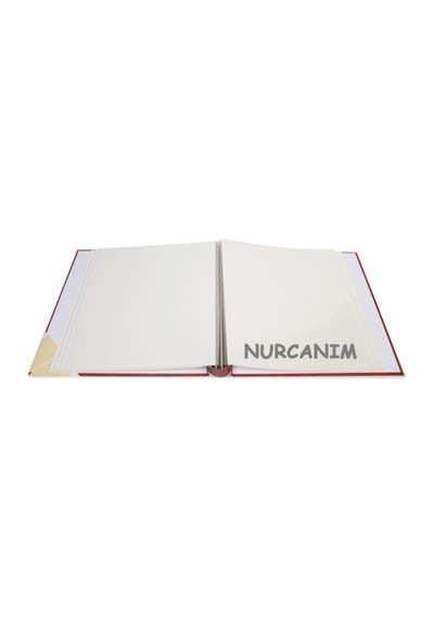 20 Yaprak 40 Sayfa 315x325mm Ciltbezli Yapıştırmalı Fotoğraf Albümü Bordo