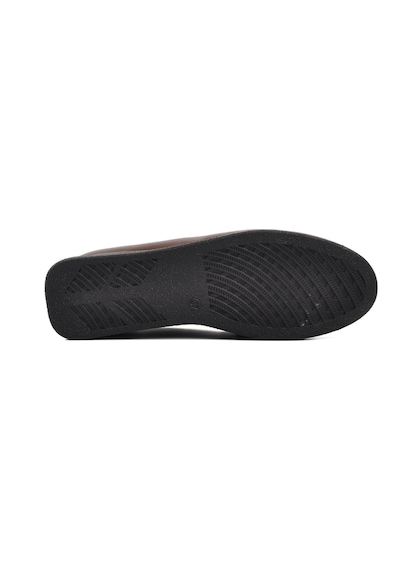 Ayakmod 44280 Kahve Hakiki Deri Kadın Loafer Ayakkabı 001