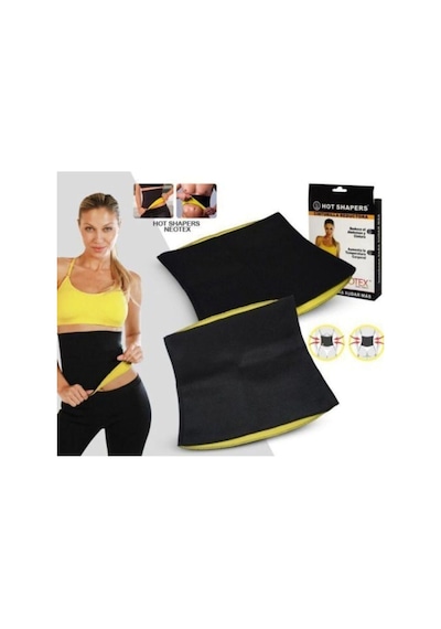Multiflexpro Giyilebilen Sporcu Termal Sauna Kemer Geçmeli Siyah