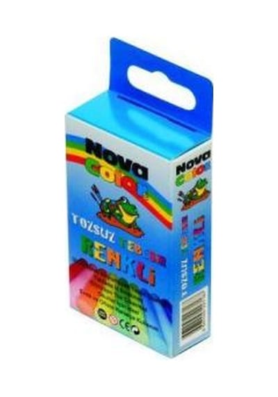 Nova Tozsuz Tebeşir 10'Lu Renkli Nc-4111