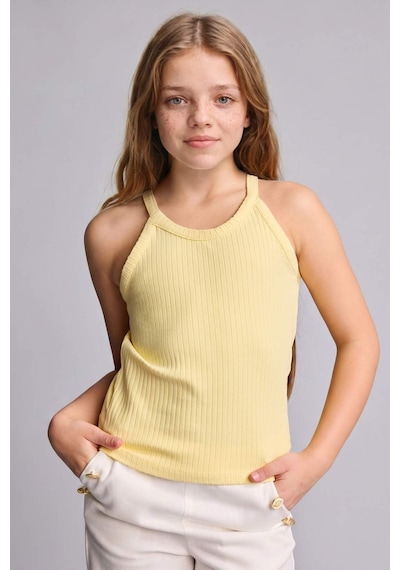 Defacto Halter Yaka Atlet Kız Çocuk H7258a826hsyl273 Sarı-yl273