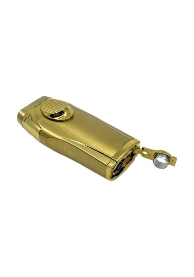 Parmida Gold 3 Ü 1 Arada Lüks Puro Çakmağı Entegre Punch Delici Sarı