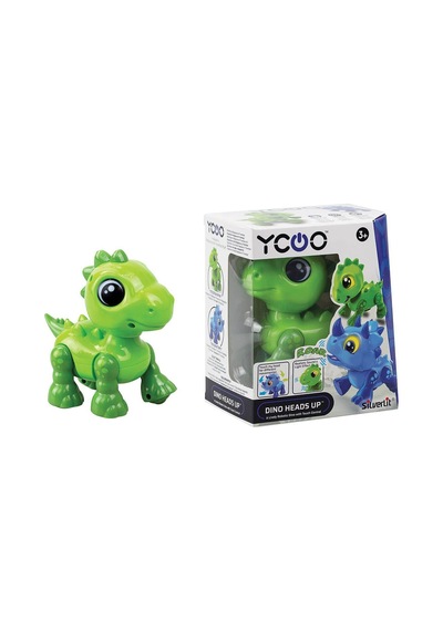 Sıl 88592 Silverlit Sesli Ve Işıklı Elektronik Robot Dino Heads U