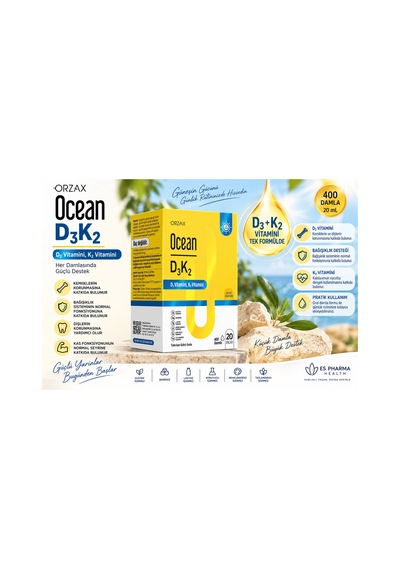 Ocean Plus Omega 3 + Extramag Magnezyum + D3k2 3'lü Avantaj Paketi