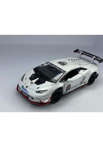 Kinsmart Lamborghini Huracan Lp620-2 Super Trofeo Çek Bırak Beyaz