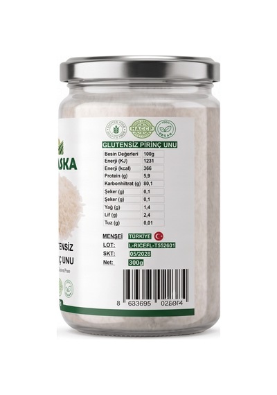 Glutensiz Pirinç Unu 300g Rice Flour