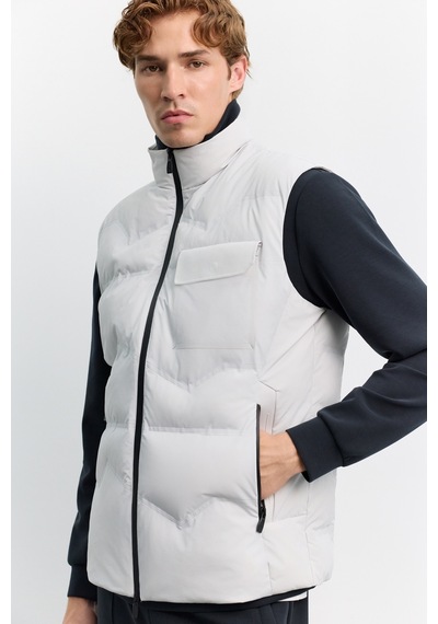 Avva Erkek Açık Dik Yaka Rüzgar Geçirmez Hafif Nefes Alan Su İtici Comfort Fit Yelek A62y6501 Açık Gri Avva Erkek Açık Dik Yaka Rüzgar Geçirmez Hafif Nefes Alan Su İtici Comfort Fit Yelek A62y6501 Açık Gri