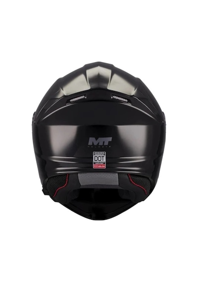 Kask Mt Genesis Sv Pure A1 Parlak Siyah