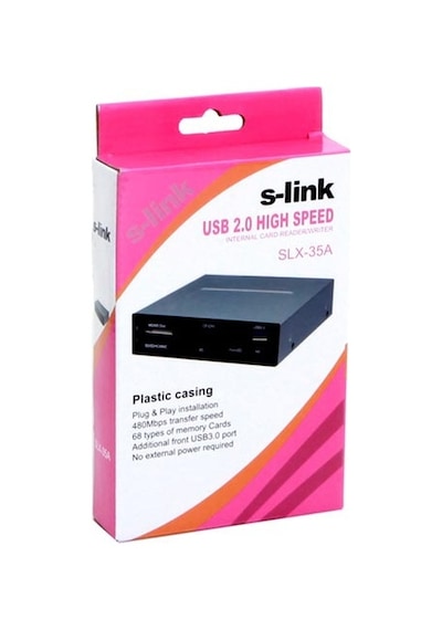 S-Link Slx-35A Usb 3.5Usb 3.0 Port + Kart Okuyucu