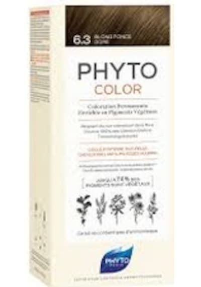 Phyto Color 6.3 Koyu Kumral Dore Bitkisel Saç Boyası YENİ SERİ
