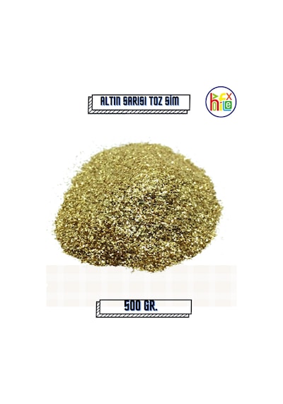 Toz Sim Altın Sarısı Renk 500 Gr