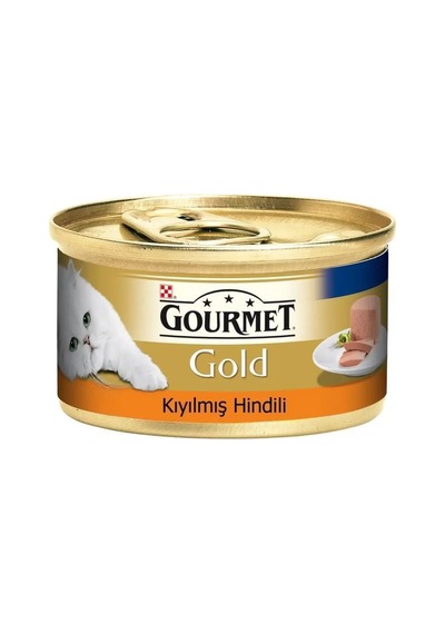 Gourmet Gold Kıyılmış Hindili Kedi Konservesi 85gr