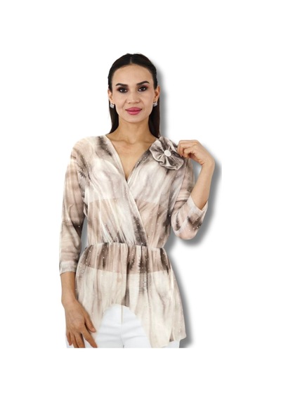 Favori Tekstil Dijital Baskı Şifon Boncuk İşlemeli Bluz 001 Favori Tekstil Dijital Baskı Şifon Boncuk İşlemeli Bluz 001