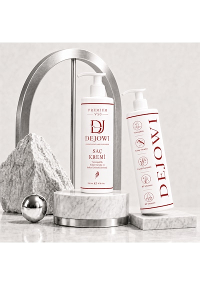 Dejowi V50 Premium Keratin Ve Argan Yağlı Saç Bakım Kremi 200ml