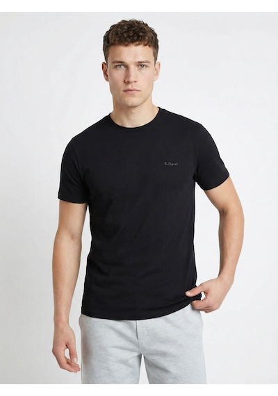 Loft Regular Fit Siyah Erkek T-shirt Lf2042953