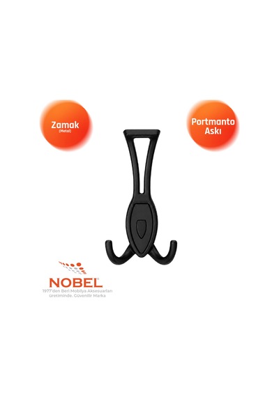 Zepli N Portmanto Askısı, Metal Vestiyer Askısı, 84 Gr, Dolap Ve Duvar Askılığı, Matsi Yah