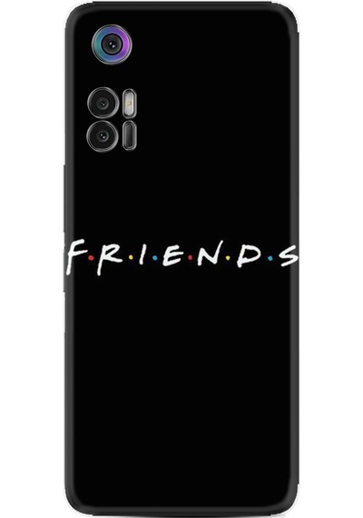 Tcl 30 Plus Kılıf Resimli Silikon Friends 1410