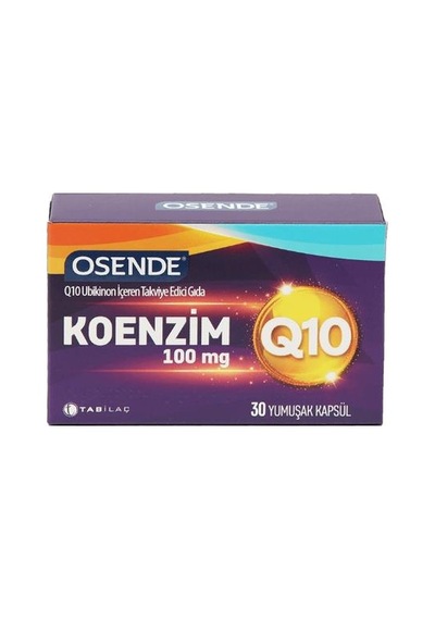 Osende Koenzim 100Mg Q10 30 Yumuşak Kapsül