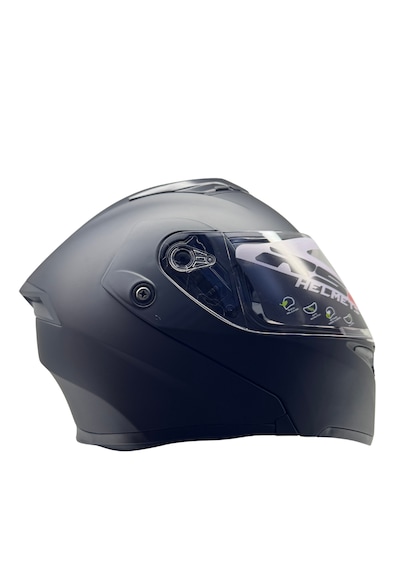 Kask Rs2 Marka Çene Açılır Güneş Vizörlü Mat Siyah