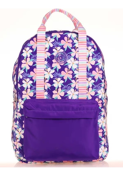 Kaukko Sırt Çantası Double Strıpe Purple K1763 Çok Renkli