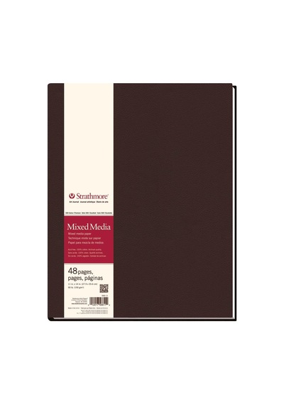 Strathmore 566-11 Str-566-11 48 Yaprak No. 90 Karışık Medya, 27,9 X 35,6 Cm, 27,9 X 35,6 Cm, Beyaz, 24 Adet