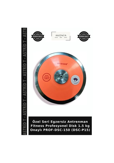 Özel Seri Egzersiz Antrenman Fitness Profesyonel Disk 1.5 Kg Onaylı Prof-dsc-150 Dsc-p15