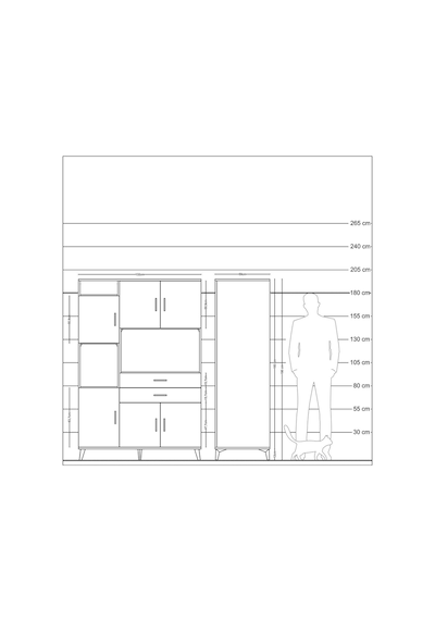 Kronos Dolap 8 Raflı 2 Çekmeceli 6 Kapaklı 132x59x195 Antrasit-çam/aytaşı Atlas Çam/aytası Kronos Dolap 8 Raflı 2 Çekmeceli 6 Kapaklı 132x59x195 Antrasit-çam/aytaşı Atlas Çam/aytası