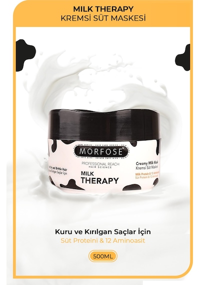 Morfose Milk Therapy Kremsi Süt Maskesi 500 ML
