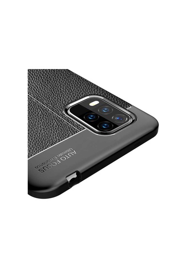 Xiaomi Mi 10 Lite Kılıf Zore Niss Silikon Kapak Siyah