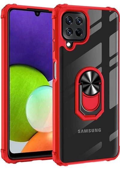 Samsung Uyumlu Galaxy M32 Tam Korumali Yüzüklü Renkli Kenarli Manyetik M 523300673