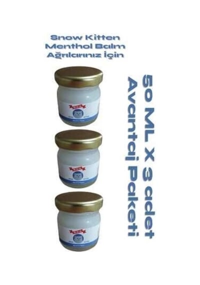 Snow Kitten 50 Ml 3 Adet - Vücut Ağrılarınız Için