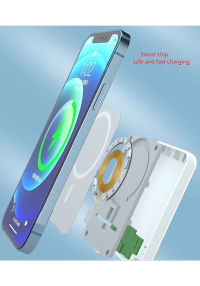 Magsafe Powerbank Kablosuz Manyetik Güç Bankası 15w