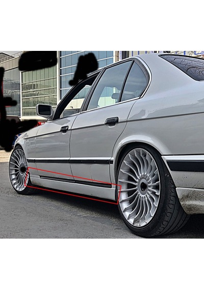 Bmw E34 M5 Yan Marşpiyel Sağ Sol Takım Fiberglass Boyasız