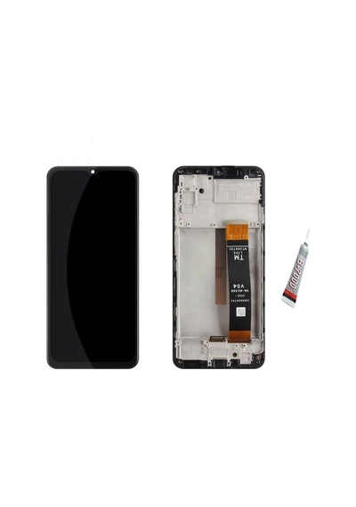 Samsung Uyumlu M23,m236 Ekran Dokunmatik Çıtalı Siyah B7000 Yapıştırıcı