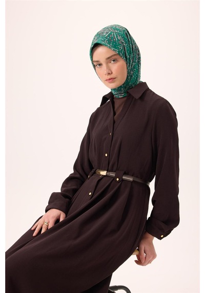 Silk Home İnce Pamuk Soft Eşarp Petrol Yeşili-patina Desenli Kaymaz Dokulu Tok Duruşlu 90x90 Çok Renkli