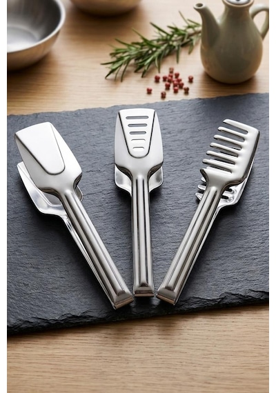 3 Lü Maşa Set Makarna, Pasta, Salata Maşası 22cm