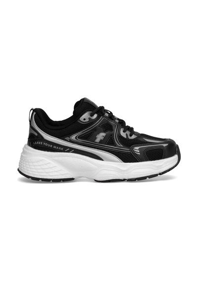 Ayakkabı Fuarı Elit Ysflt329 Kadın Klasik Sneaker Siyah - Beyaz Siyah - Beyaz