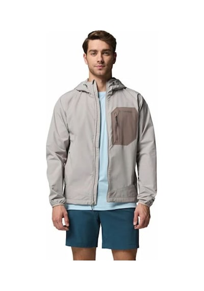 Columbia Tall Heights Iıı Kapüşonlu Erkek Softshell Mont Wo3966 Gri