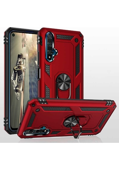 Huawei Nova 5T Kilif Zirhli Standli Miknatisli Tank Kapak 404029608